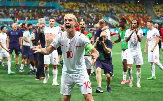 法国队在对阵瑞士队时取得胜利